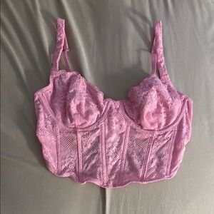 Hollister Pink Lace Women's Bralette